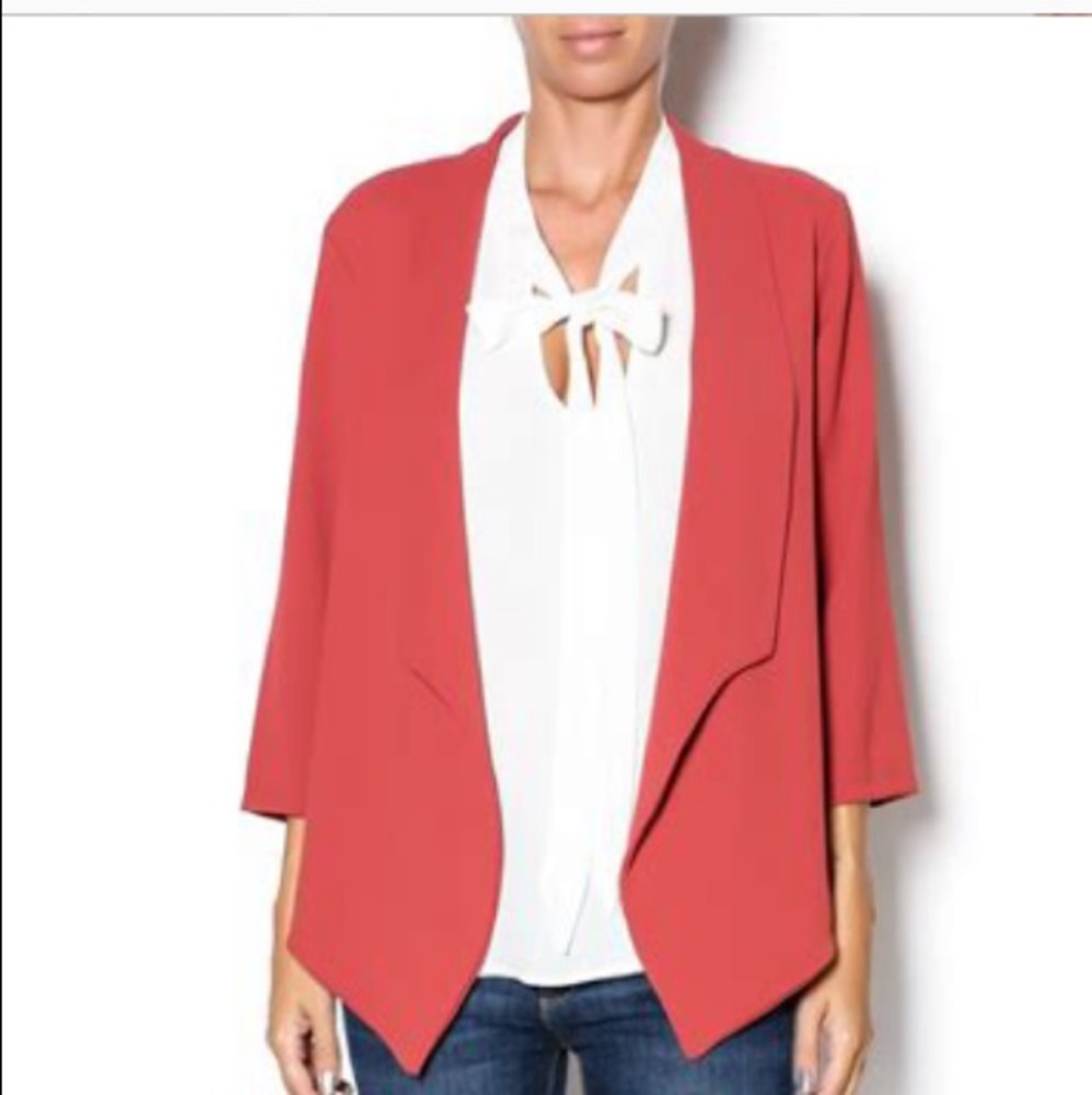 ** 2 for $40 ** BLACK Le Lis Drape Blazer